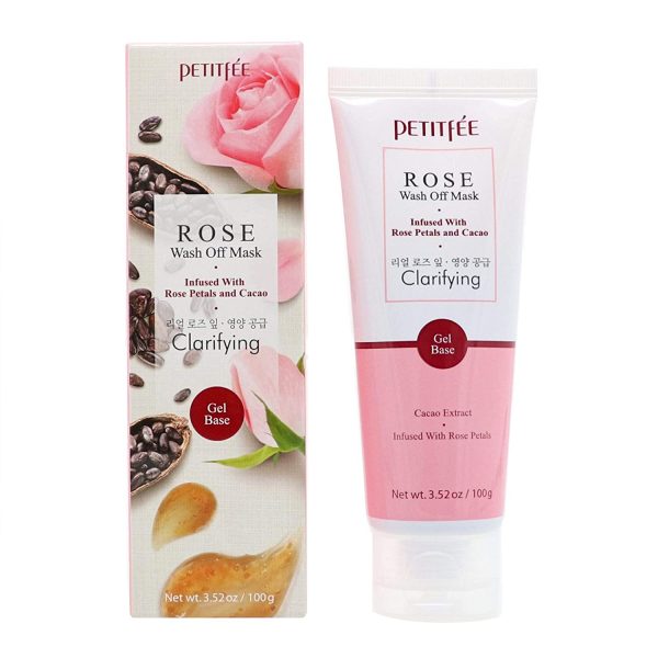 Petitfee Rose Gel Wash Off Mask: Clarifying Sale