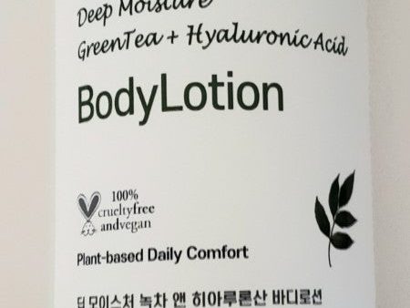 Glamfox Green Tea & Hyaluronic Acid Deep Moisture Body Lotion Online Hot Sale