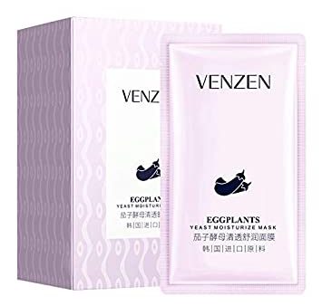 Venzen Eggplant Yeast Soothing Cleansing Clay Mask For Sale