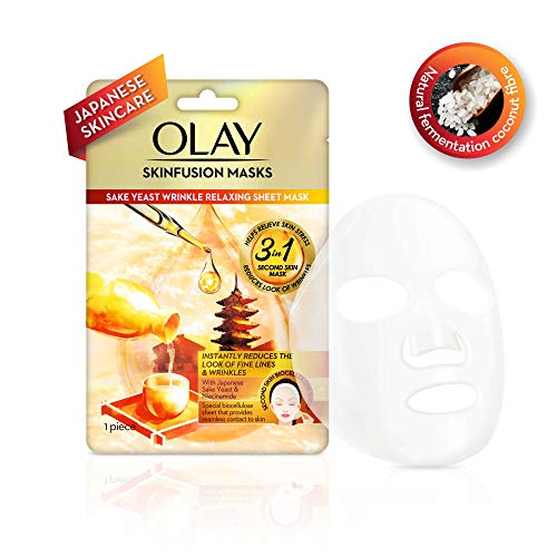 Olay Skinfusion Masks: Sake Yeast Wrinkle Relaxing For Discount