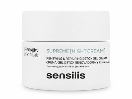 Crema Notte Antirughe Sensilis Supreme Real Detox 50 ml Online Sale