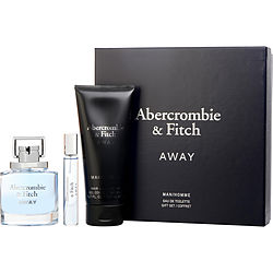 ABERCROMBIE & FITCH AWAY by Abercrombie & Fitch , EDT SPRAY 3.4 OZ & HAIR AND BODY WASH 6.7 OZ & EDT TRAVEL SPRAY 0.5 OZ Fashion