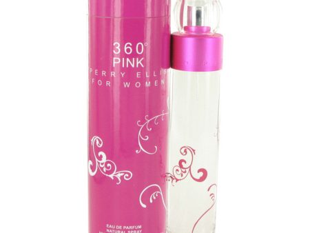 360 Pink Eau De Parfum Spray for Women by Perry Ellis, 3.4 Ounce For Sale