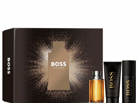 Cofanetto Profumo Uomo Hugo Boss EDT BOSS The Scent 3 Pezzi Sale