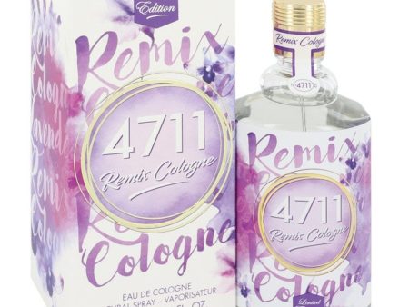 4711 Remix Lavender by 4711 Eau De Cologne Spray (Unisex) 3.4 oz   100 ml (Men) Fashion