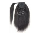 Kinky Straight Ponytail 18  | Human Hair Extension | 100 % USA Made Online Sale