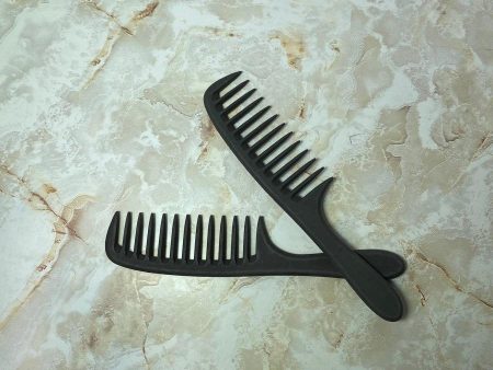 Carbon Texture & Styling Comb - Black Fashion