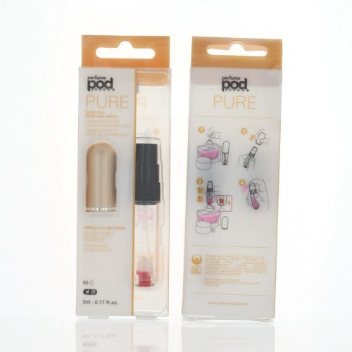 Perfume Pod Refillable Sprayer Unisex, Gold, 0.2 oz. Online Sale