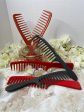 Bone Detangling Wooden Comb - Red Online now